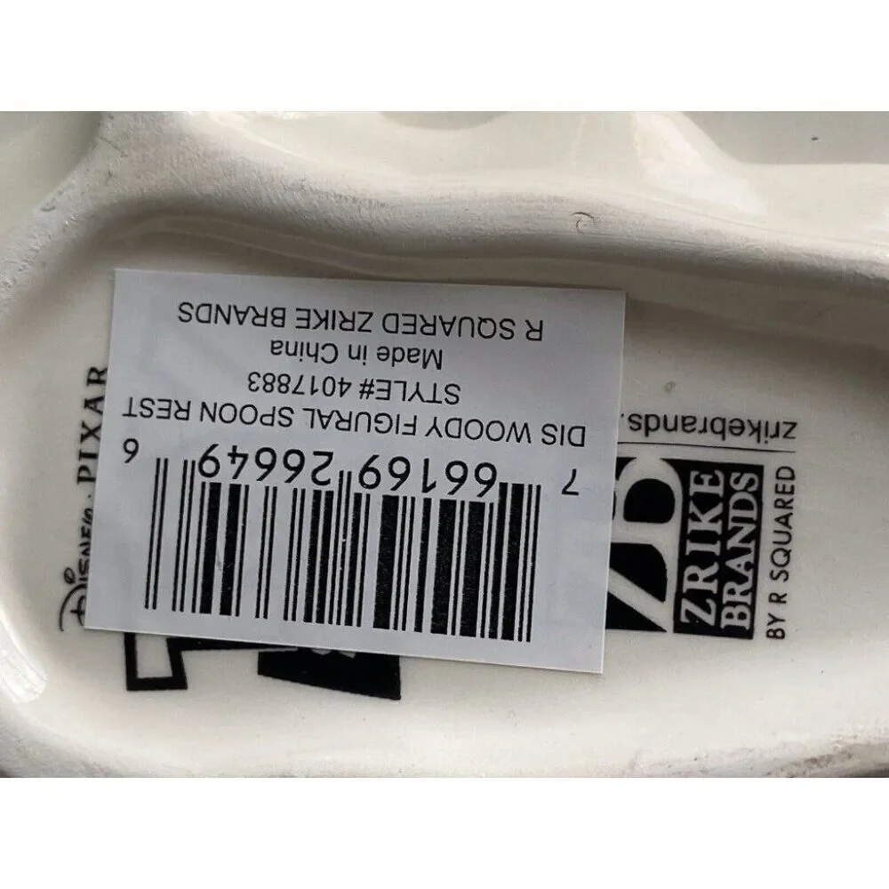 Disney‎ Woody Toy Story Figural Ceramic Spoon Rest NEW